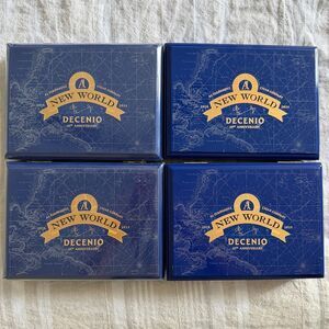 New World by AJ Fernandez Decenio Empty Cigar Box Lot of 4